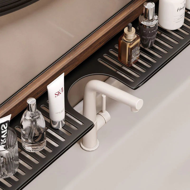 GlanzDock - Bohrfreies Waschbecken Regal